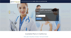 Desktop Screenshot of directhealthinsurance.com